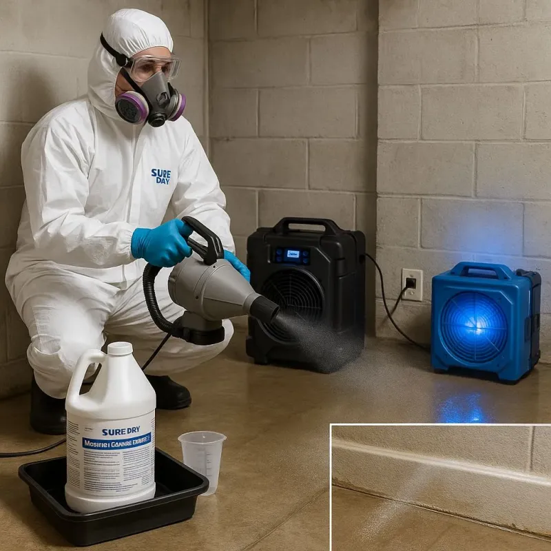 Sanitization and Odor Removal process in Crystal Springs, FL